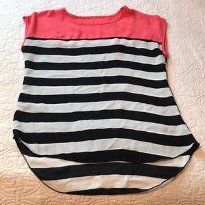 Silk Strip Shirt